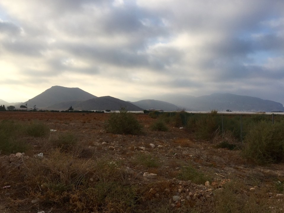 Cloud cover creating a break from the sunshine
