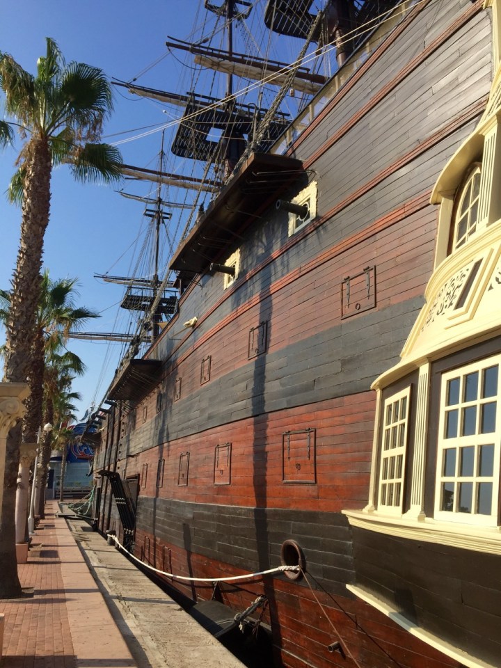 Big old looking ship in Alicante - think it's just replica and used as as restaurant