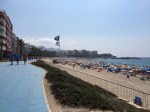 Benidorm beach packed