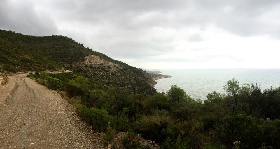 Panorama with Peniscola in the distance