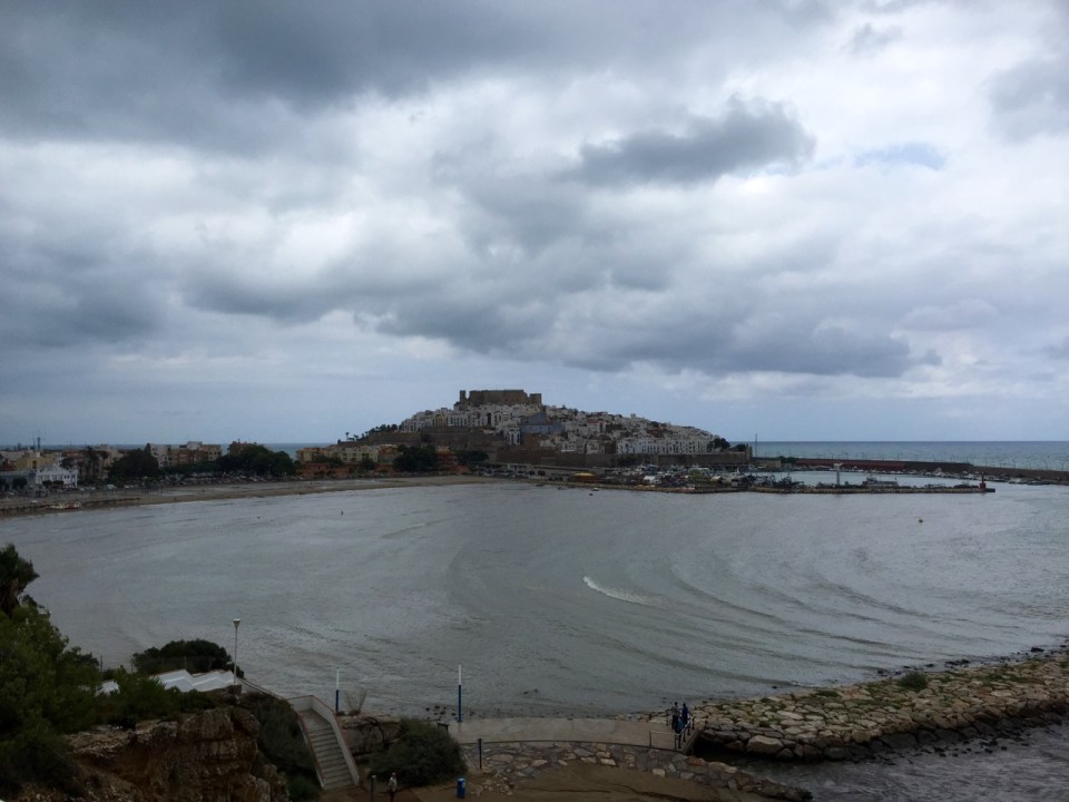 Peniscola - old town and castle on peninsula