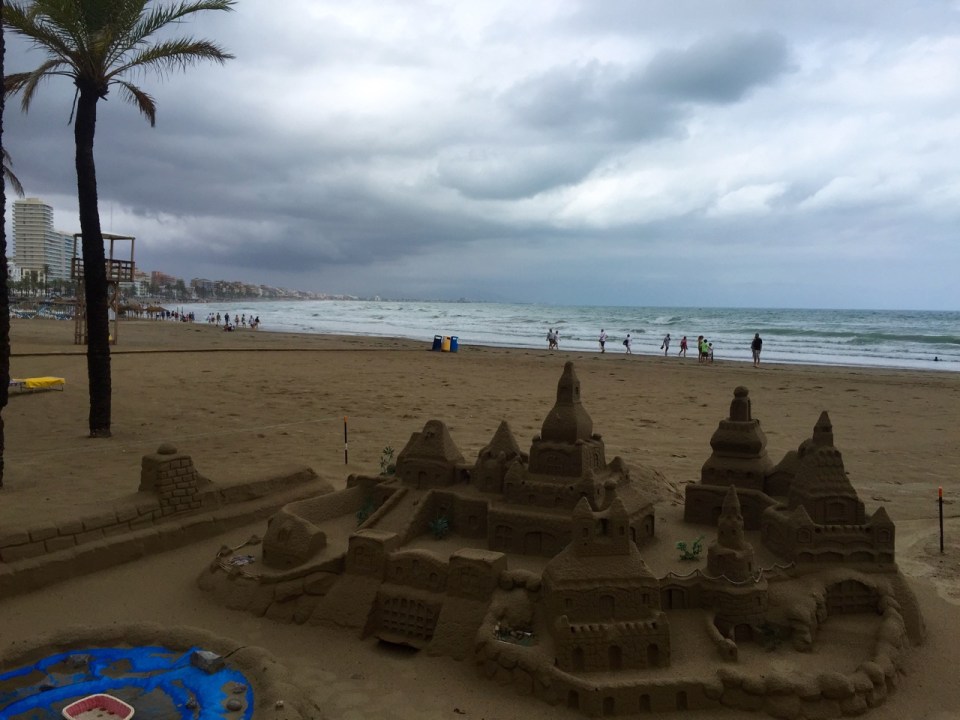 Good sandcastle, Peniscola