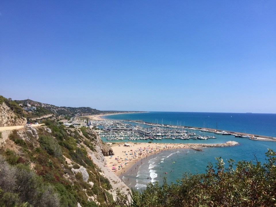 View down to Garraf