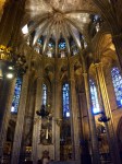 High vaulted ceiling, Barcelona cathedral