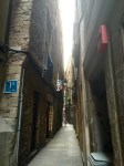 Some of the streets are very narrow, buildings seem to almost touch
