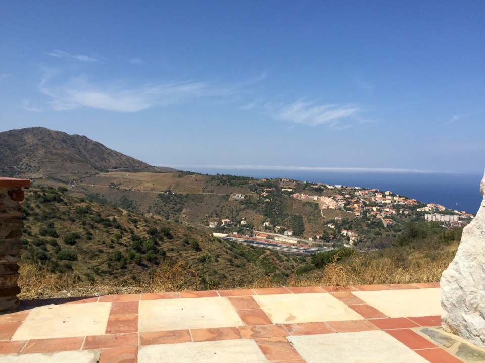 View down to Cerbère, Languedoc