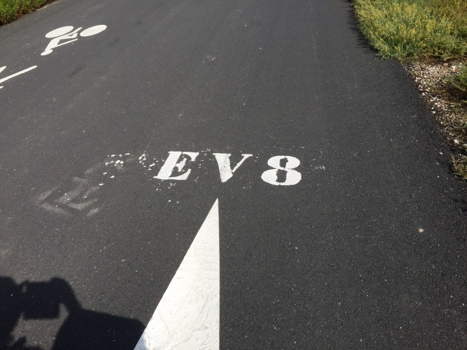 Joining EV8 along the Med