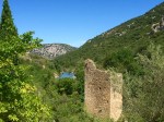 River Herault winding through gorge