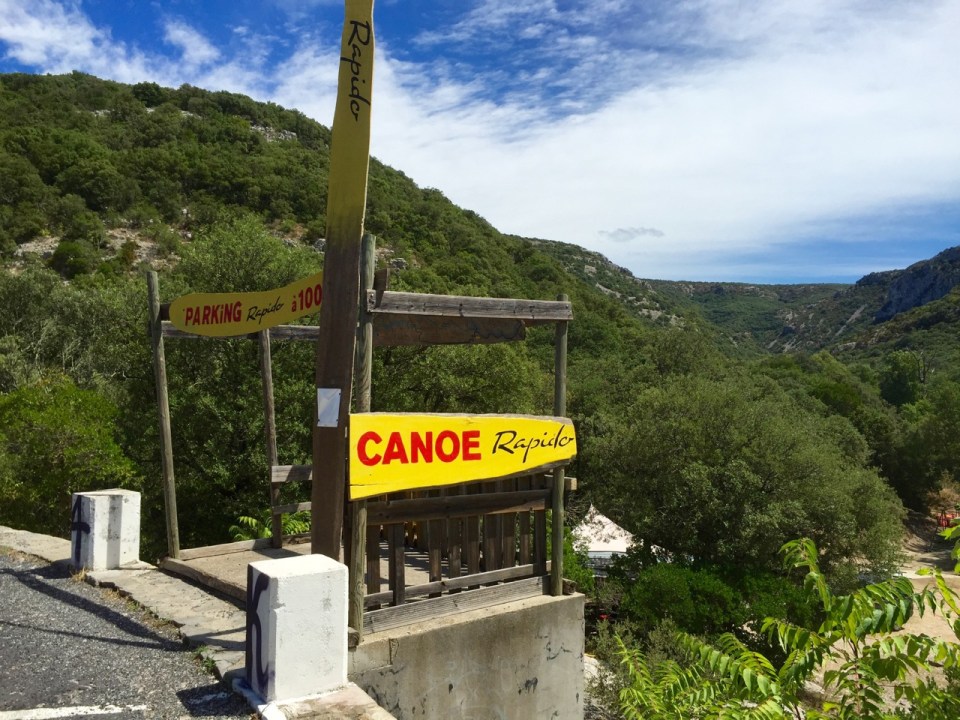 Lots of places to hire canoes and kayaks