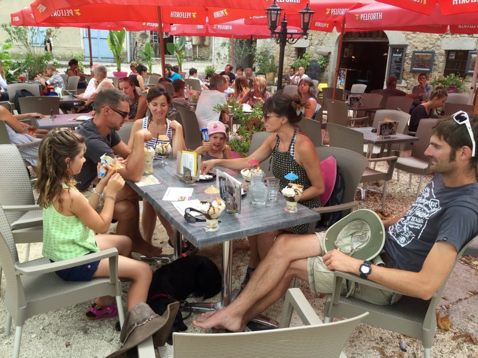 Ice-cream stop successful