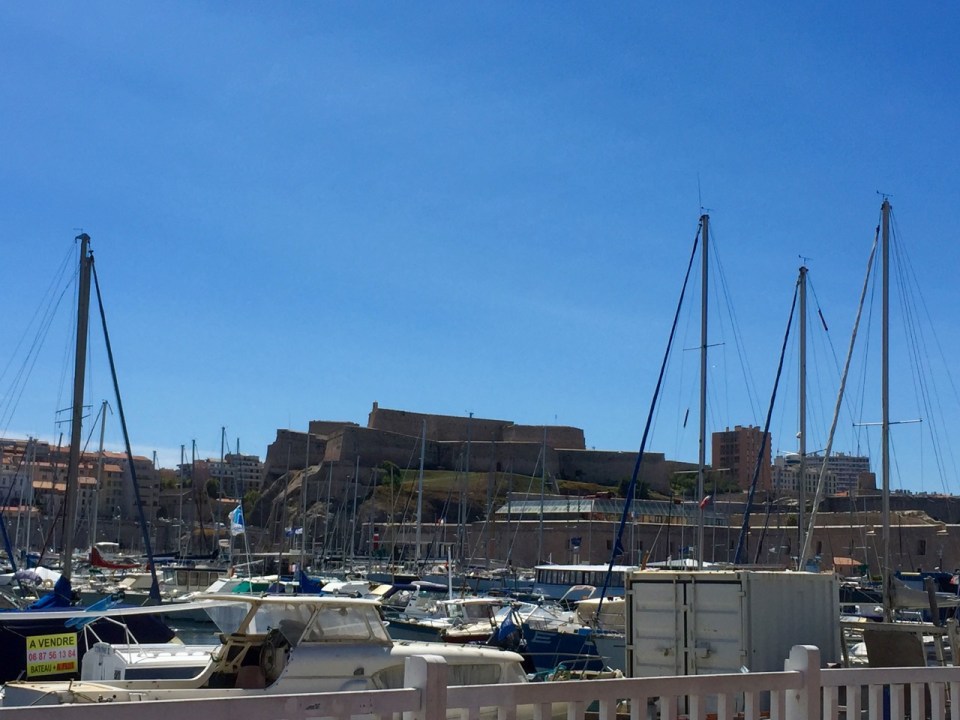 Fortress overlooking Vieux Port