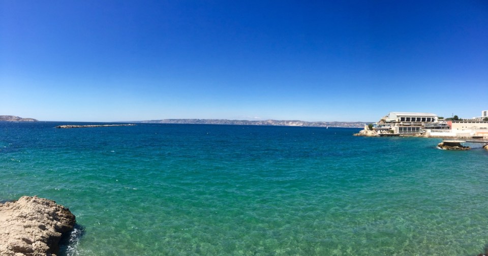 Marseille coastline panorama
