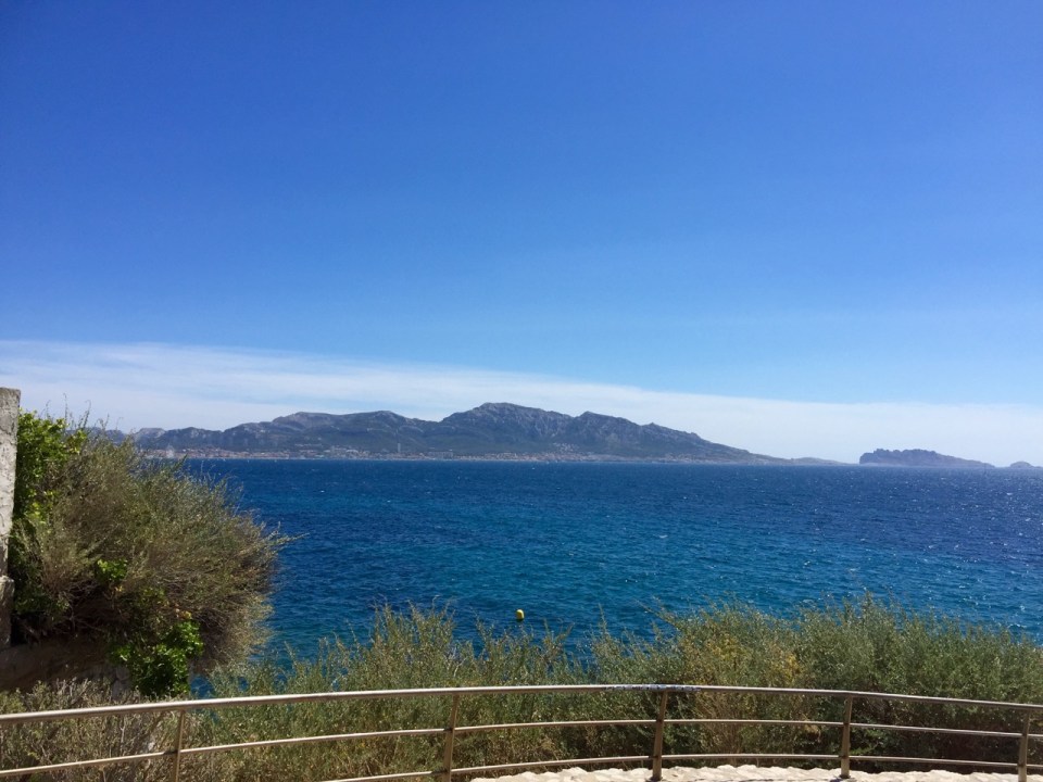 Marseille - looking towards Les Calanques