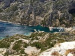 Callanques - view down to harbour, Morgiou