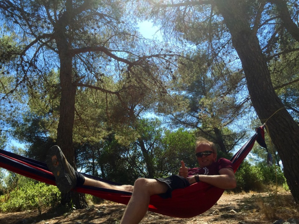 Me in hammock, siesta time
