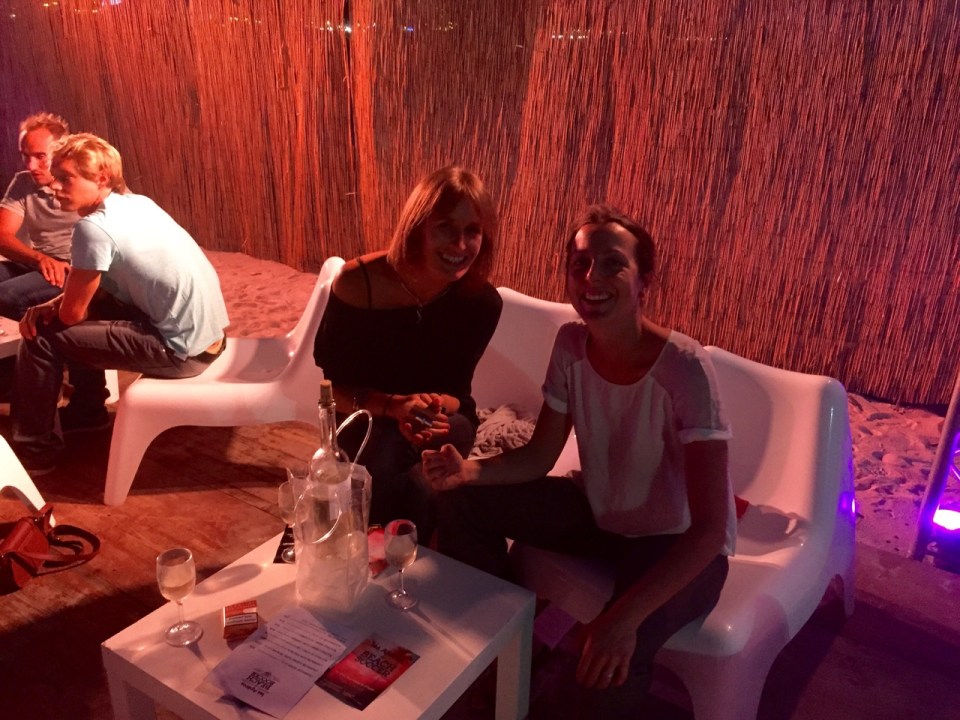 Sophie and her friend Delphine