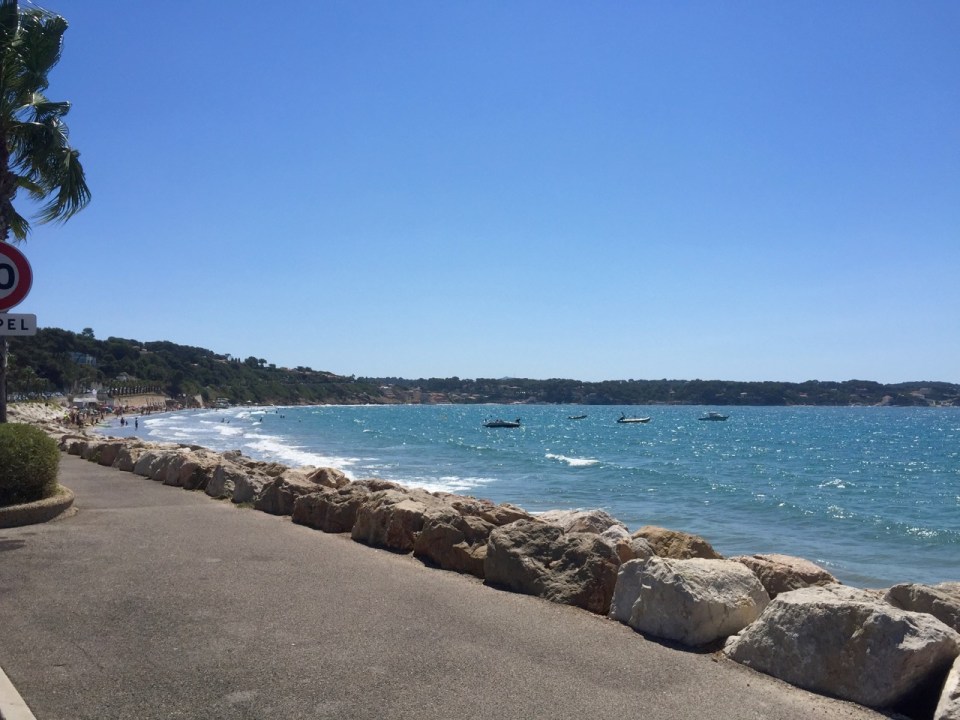 Beach at Sanary-sur-Mer