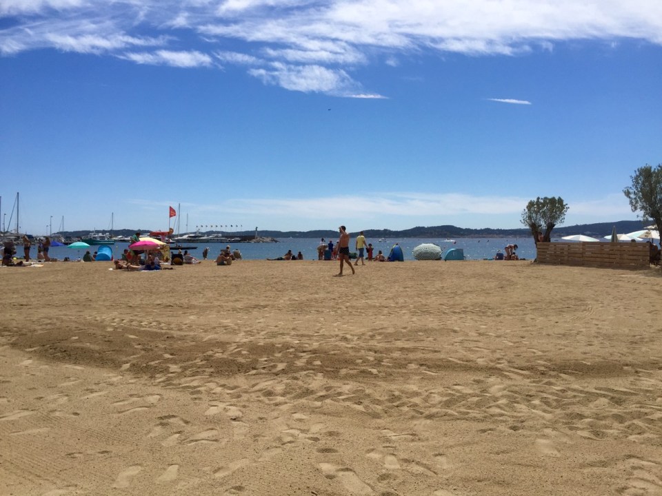 Beach in Sainte-Maxime