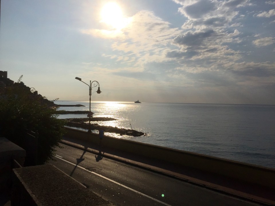 Following the coast road; another sunny day
