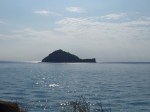 Island just off the coast nr Alassio; reminded me of St. Michael's Mount