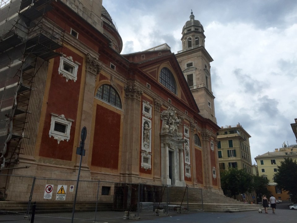 Lots of palatial old buildings in Genoa