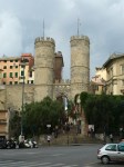 Part of old city wall ( I think), Genoa