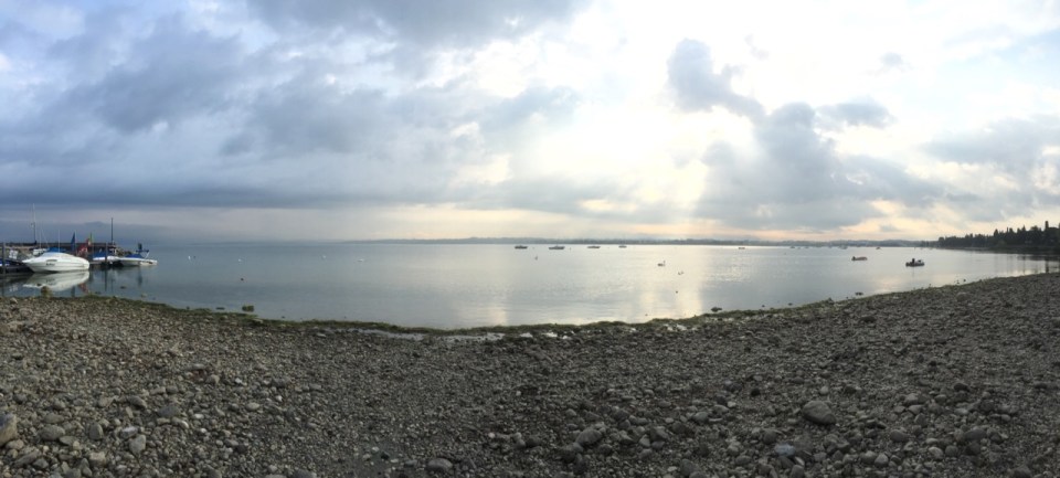 Lake Garda panorama - still a bit grey