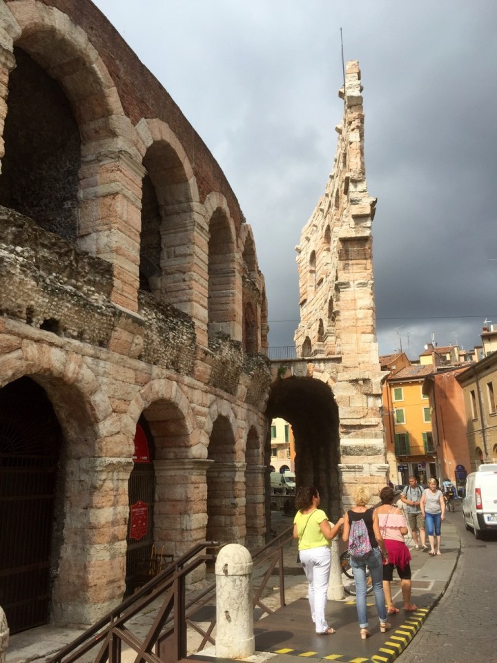 Arena side view; Roman Amphitheatre - 1st century AD