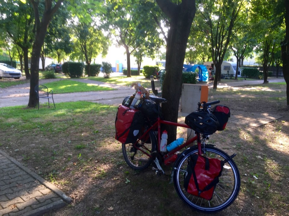 Packed and ready for the off in Vicenza