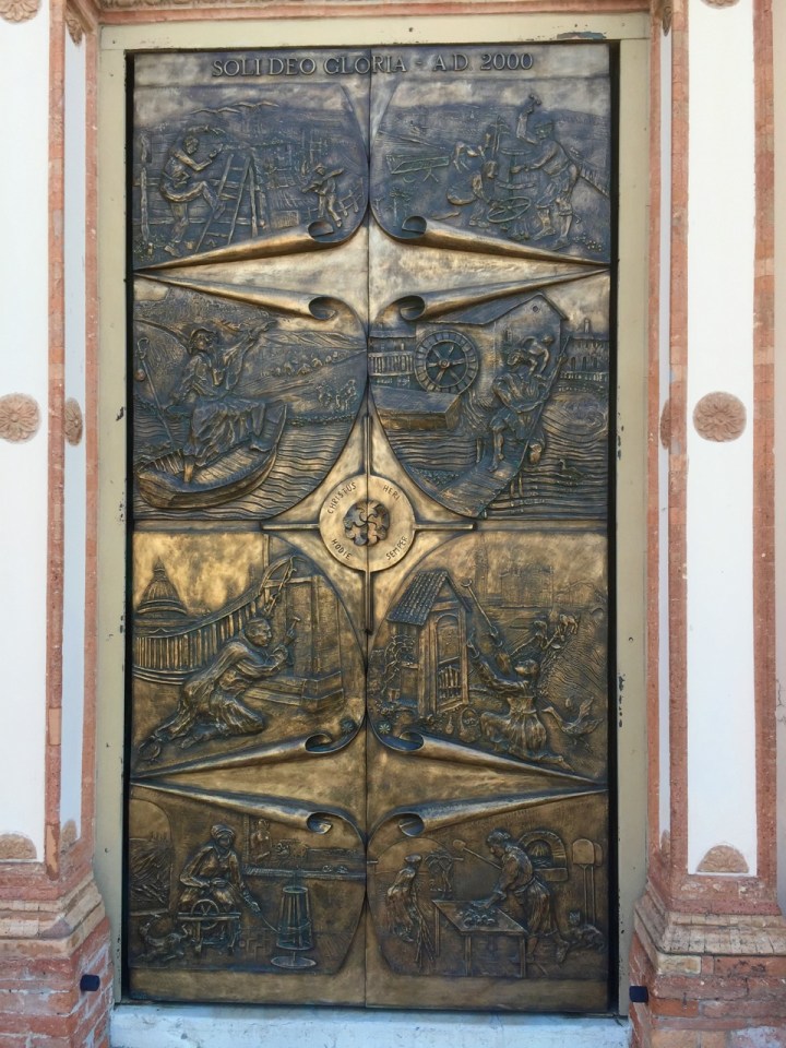 With an impressive set of doors