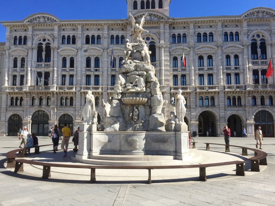 Fountain in Piazza Unita d'Italia, Trieste
