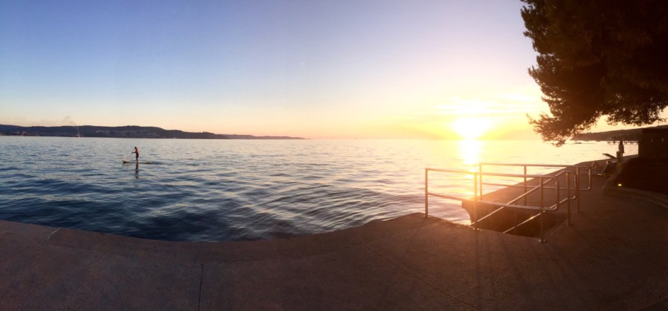 Sunset panorama, Adria, Slovenia