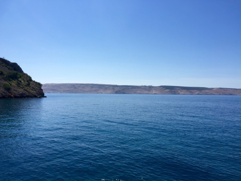 Prizna, looking towards Pag