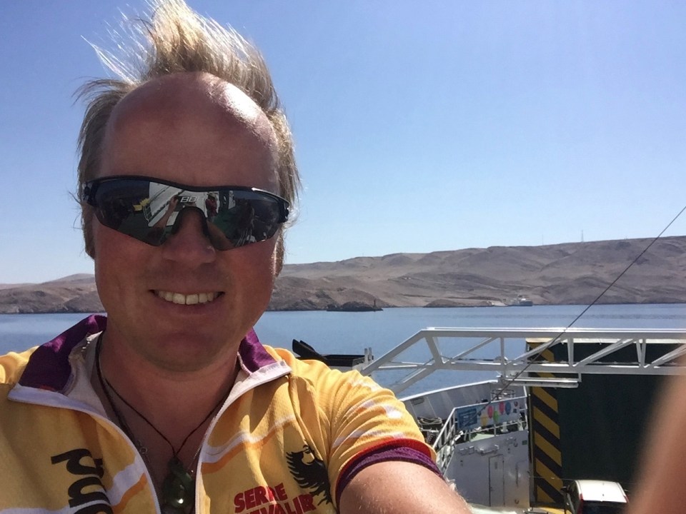 My windswept hair look