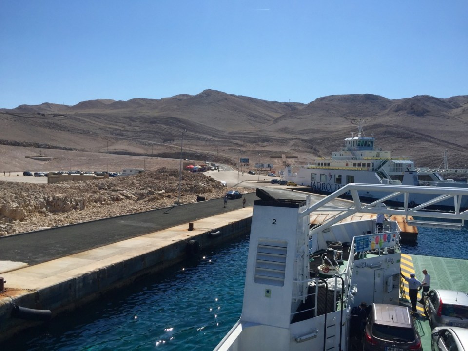 Arriving on Pag