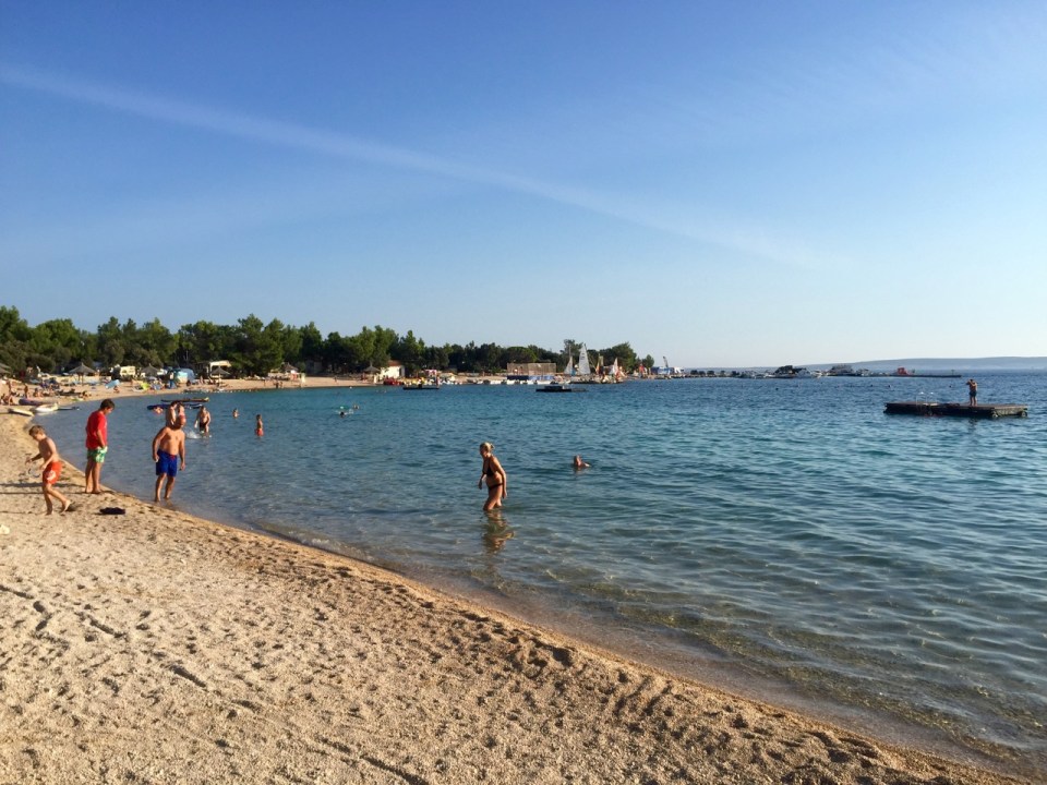 A swim in the Adriatic couldn't come fast enough