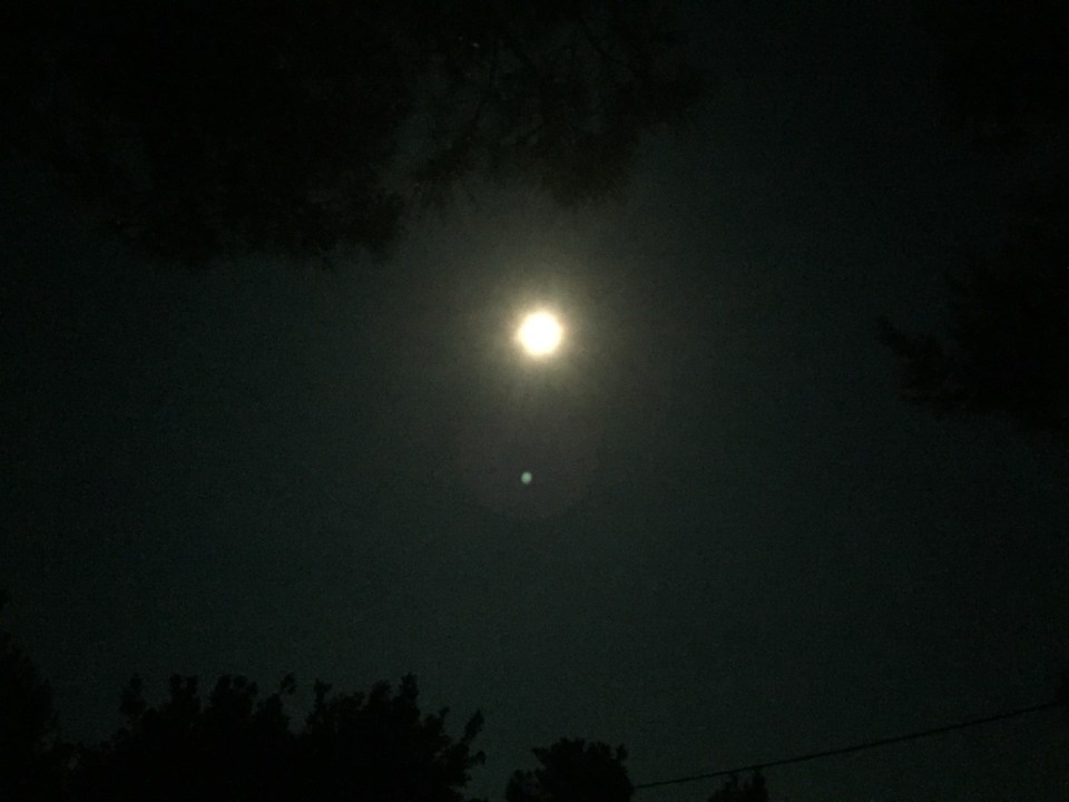 Full moon over Pag, Croatia