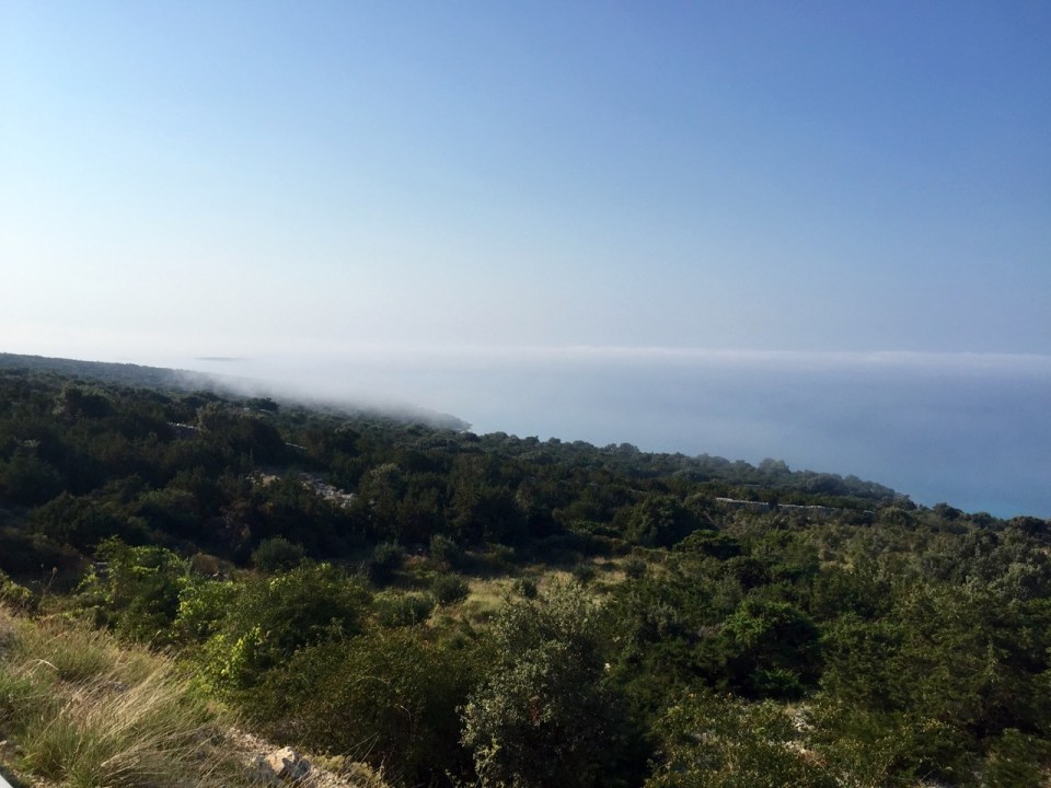 Already hot; a bit of sea mist did nothing to cool things down