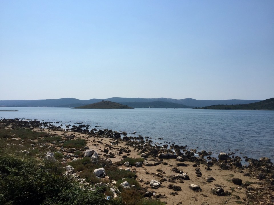There must be hundreds of islands along this coastline; from tiny outcrops to large islands like Pag