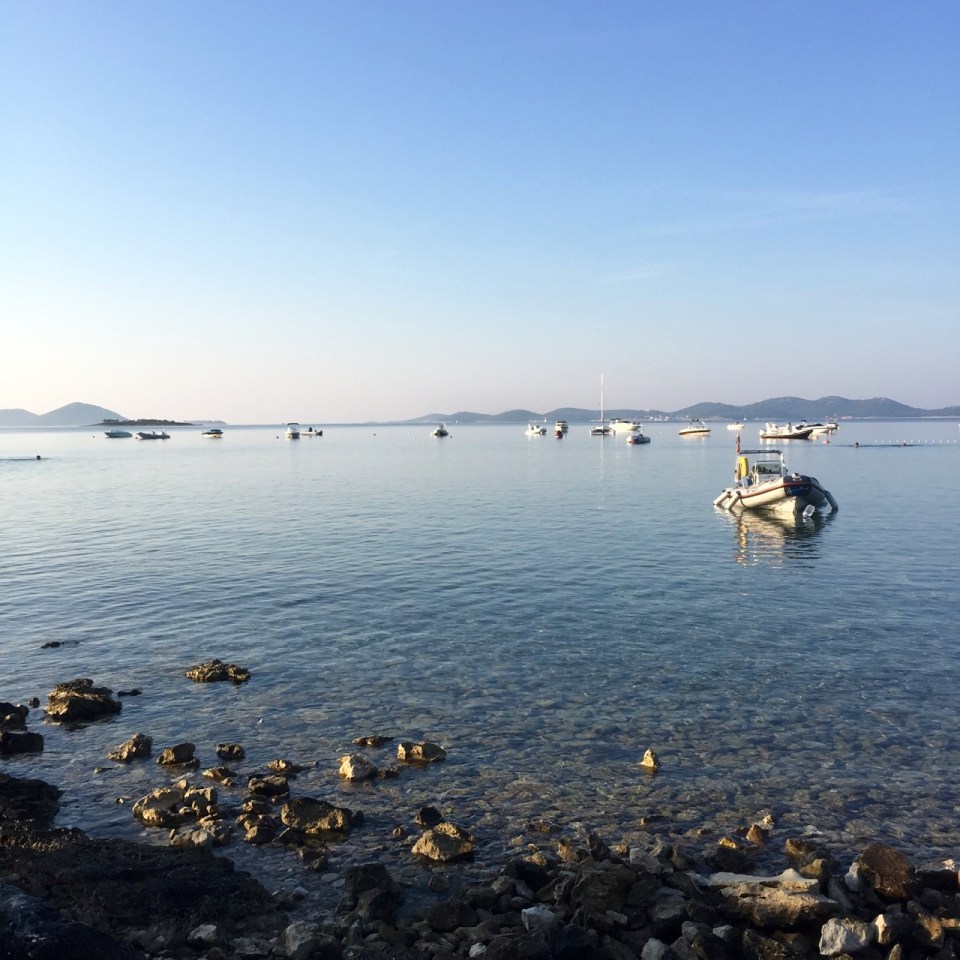 Morning swim anyone? Watch out for the sea urchins!