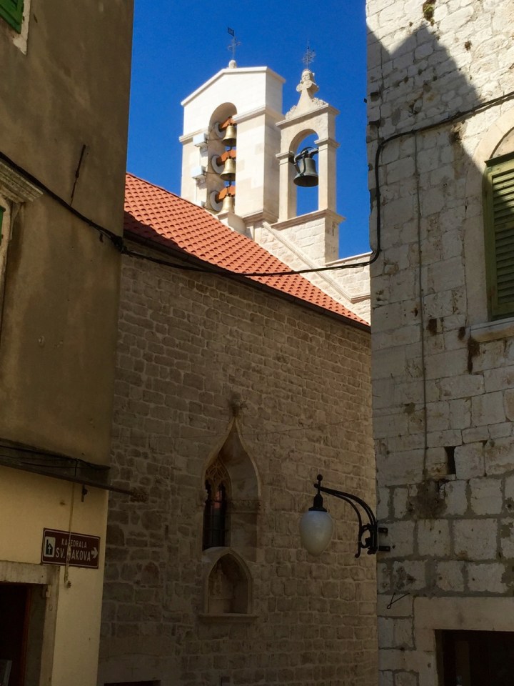 Sibenik - bells in church tower