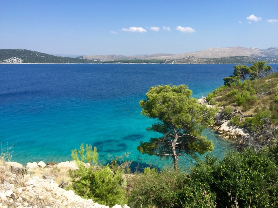 Sea is stunning at times