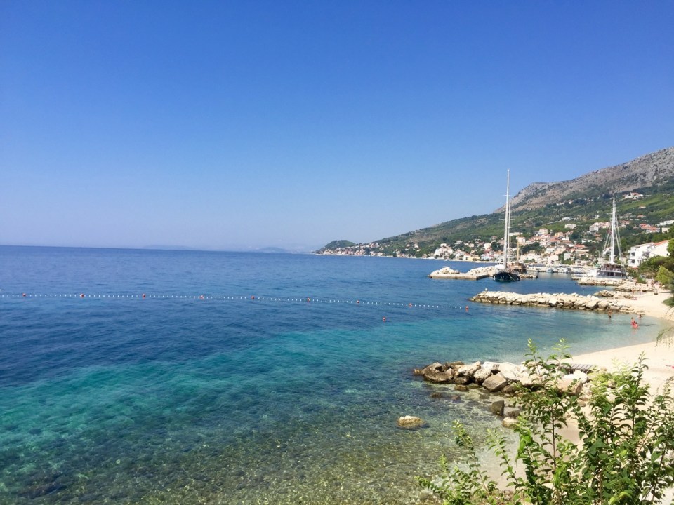 Yachts moored in Dugi Rat
