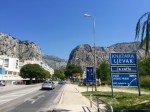 Imposing cliffs in Omis