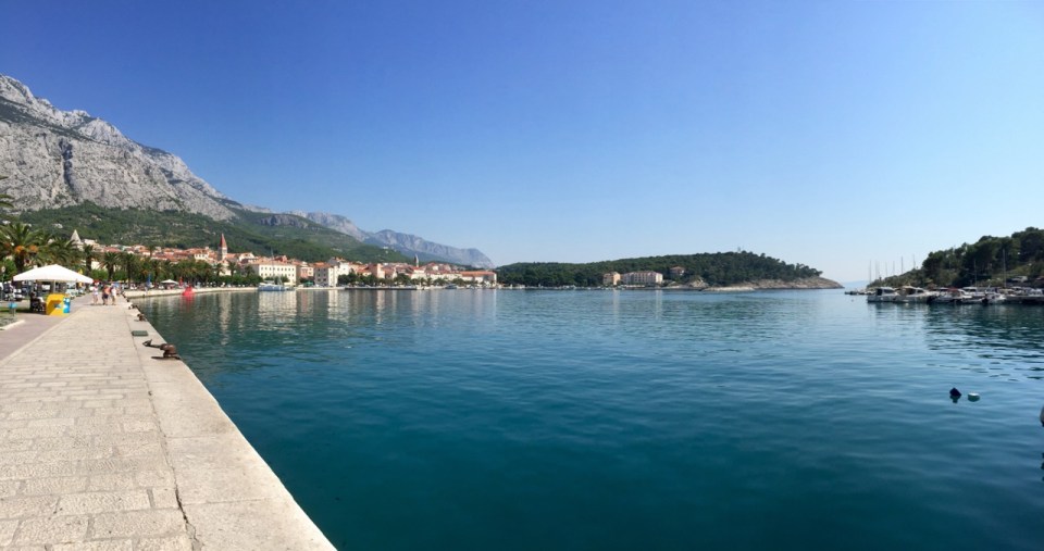 Makarska quayside