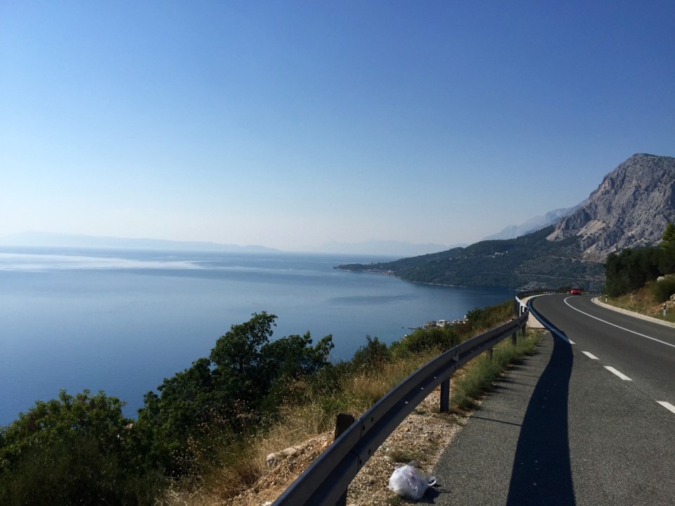 Long climb up to Podgora