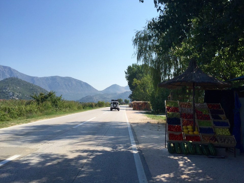 Roadside farm produce stall 1