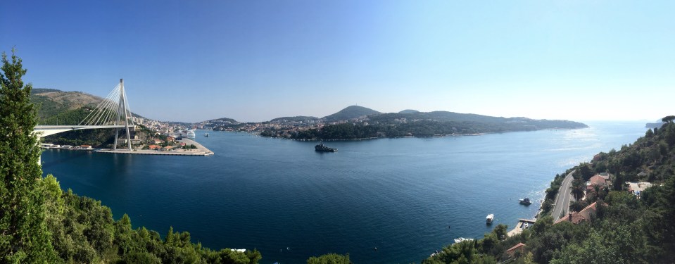 Made it to Dubrovnik; once I've crossed the bridge