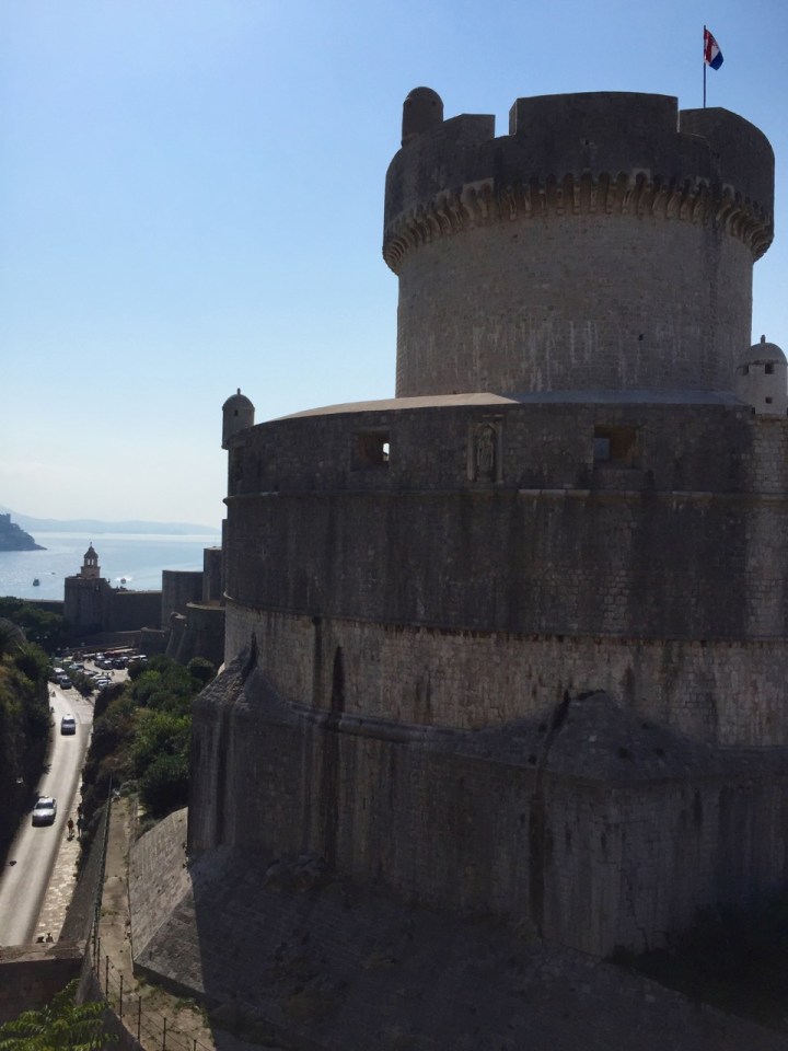 Arriving in the Old City of Dubrovnik
