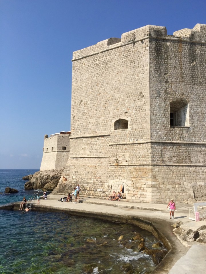 Tower bastion stands guard over harbour